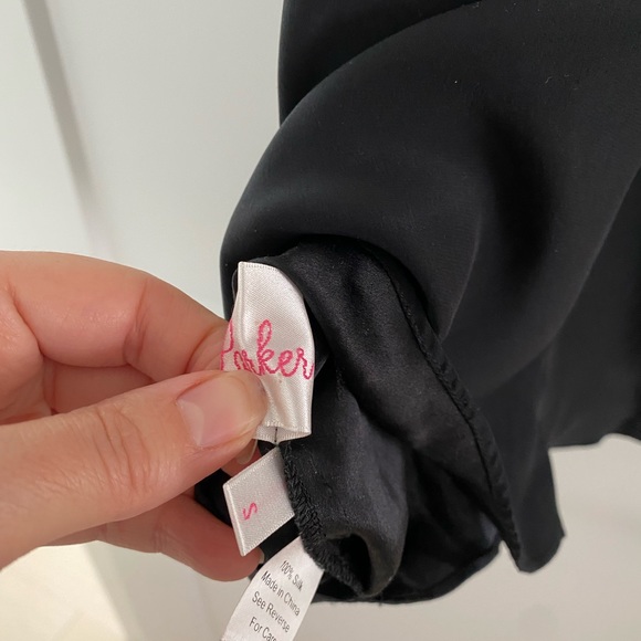 Parker Black Silk Dress Size Small - Picture 4 of 5